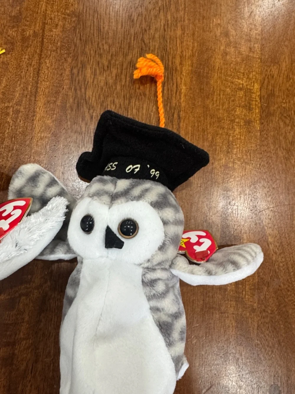 Ty Plush Beanie Babies Graduation Owl stuffed animals